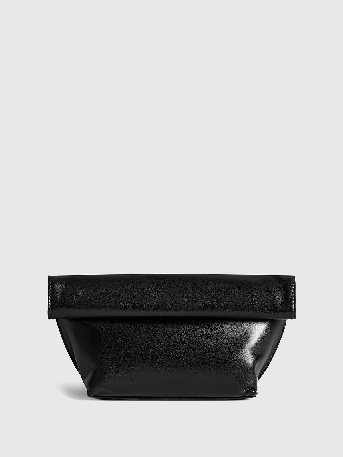 Minimalist Yuvarlak Kenar Zarf Clutch Çantası